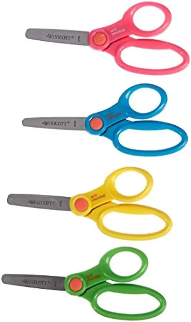 Alt view image 10 of 16 - Westcott School Scissor Caddy and 24 Kids Scissors With Microban 5" Blunt 14756