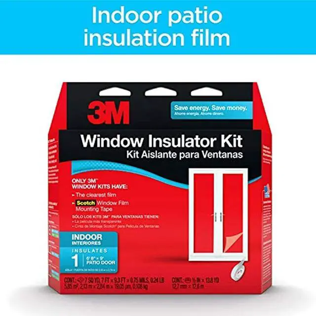 Alt view image 5 of 12 - 3m Interior Patio Door Insulator Kit  2144W-6