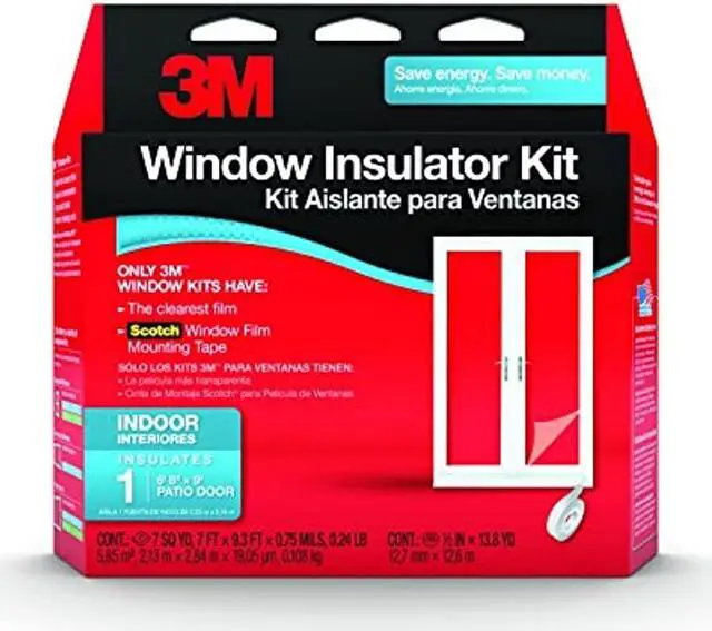 Alt view image 4 of 12 - 3m Interior Patio Door Insulator Kit  2144W-6