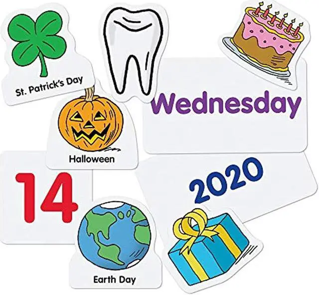 Alt view image 11 of 16 - LEARNING RESOURCES CALENDAR AND WEATHER POCKET CHART