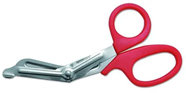 Alt view image 9 of 17 - Westcott Stainless Steel Office Snips 7" Long Red 10098