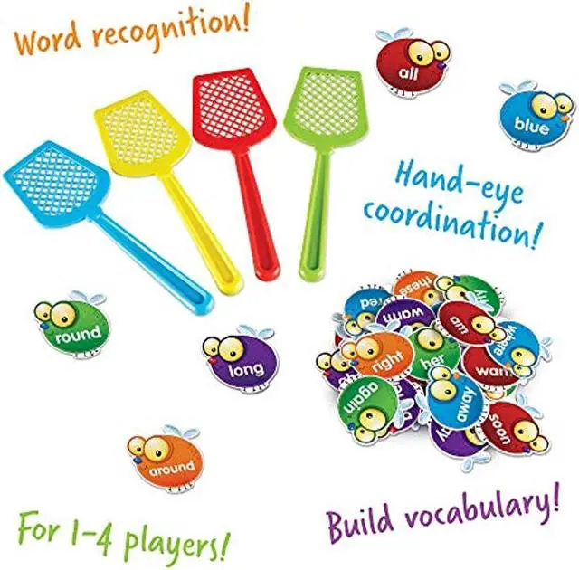 Alt view image 8 of 18 - Learning Resources LER8598 Sight Words Swat A Sight Words Game