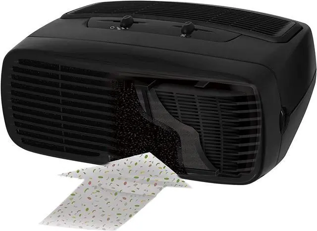 Alt view image 12 of 17 - Holmes Aer1 Desktop Personal Air Purifier with HEPA-Type Filter & Optional Ionizer, Black HAP242B-U