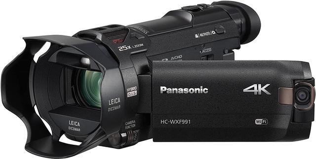 Alt view image 10 of 18 - Panasonic WXF991 4K Ultra HD Camcorder with Twin Camera