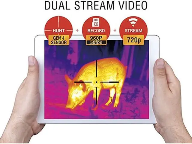 Alt view image 5 of 8 - ATN TIWST4381A ATN THOR 4 1.25-5X THERMAL RFL SCP W/FULL HD VIDEO REC & WIFI