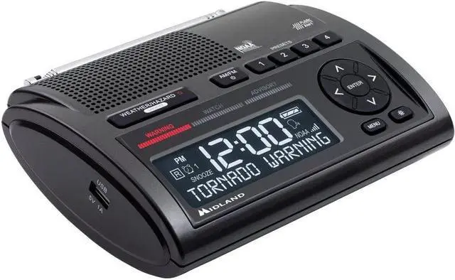 Alt view image 18 of 20 - Midland Radio Weather Alert Radio WR400