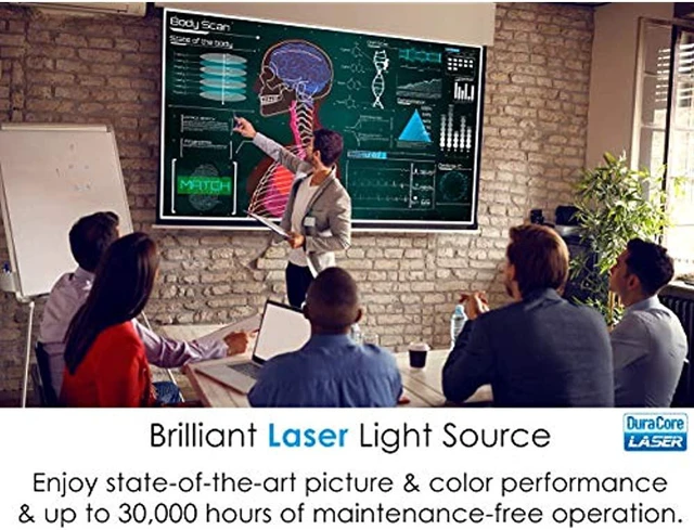 Alt view image 8 of 14 - Optoma ZH406ST Short Throw Full HD Professional Laser Projector | Duracore Laser Light Source | High Bright 4200 Lumens | 4K HDR Input | Flexible Installation with Four Corner Adjustment | Network Com