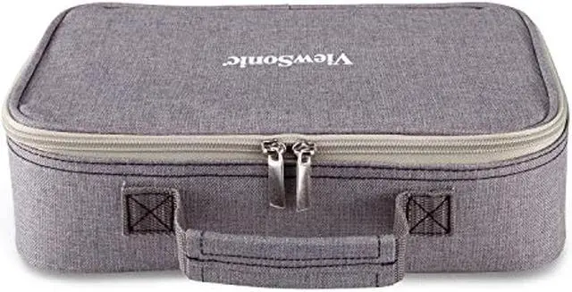 Alt view image 6 of 18 - ViewSonic PJ-CASE-010 Zipped Soft Padded Carrying Case for M1 Projector Gray