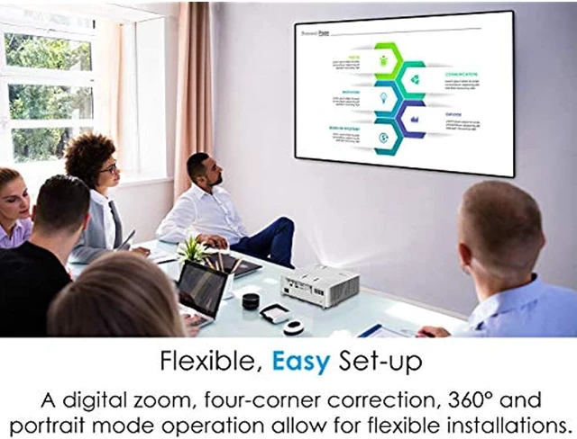 Alt view image 7 of 14 - Optoma ZH406ST Short Throw Full HD Professional Laser Projector | Duracore Laser Light Source | High Bright 4200 Lumens | 4K HDR Input | Flexible Installation with Four Corner Adjustment | Network Com