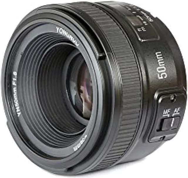 Alt view image 8 of 13 - Yongnuo YN 50mm F/1.8 1:1.8 AF Standard Prime Lens for Nikon DSLR Cameras