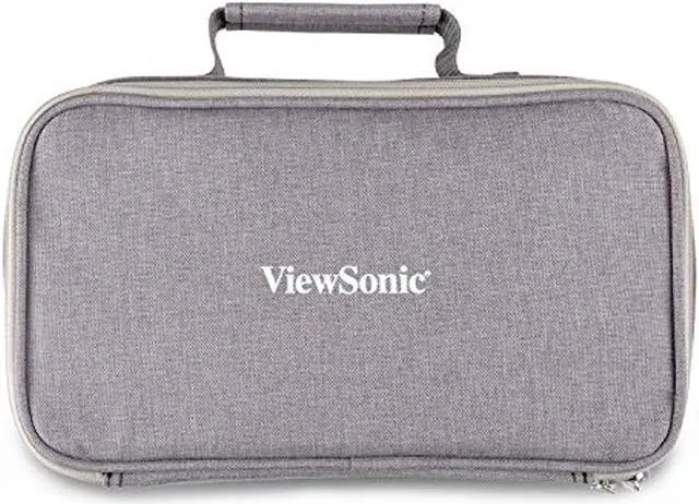 Alt view image 4 of 18 - ViewSonic PJ-CASE-010 Zipped Soft Padded Carrying Case for M1 Projector Gray