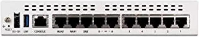 Alt view image 6 of 11 - FortiGate-60F Firewall - 10 Gigabit Ethernet RJ45 Ports, Includes DMZ, WAN & Internal Ports (Appliance Only, No Subscription)