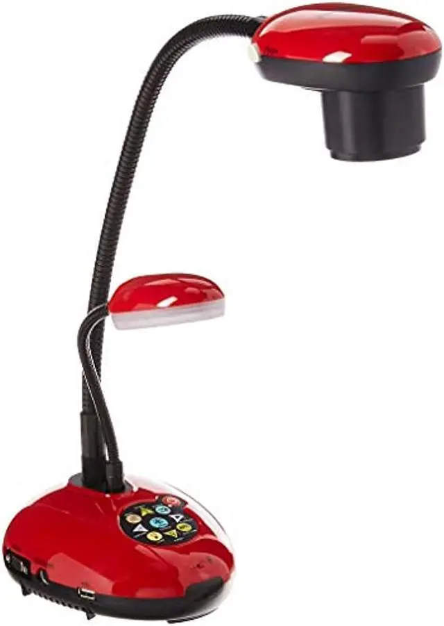 Alt view image 2 of 5 - Lumens Projector DC193 LadiBug Document Camera 16x 30fps USB 2.0 VGA/HDMI Red