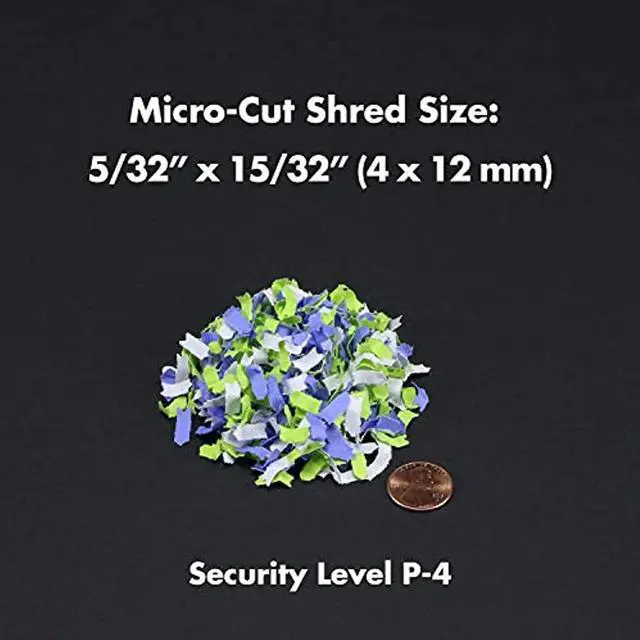 Alt view image 9 of 13 - Aurora AU1210MA Professional Grade High Security 12-Sheet Micro-Cut Paper/ CD and Credit Card Shredder/ 60 Minutes Continuous Run Time
