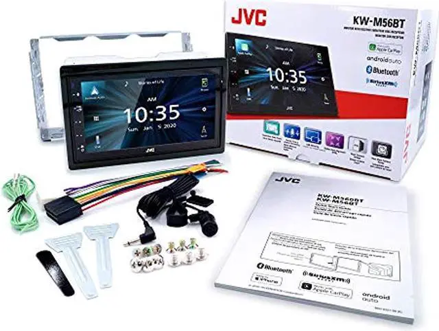 Alt view image 16 of 20 - JVC KWM560 6.8 inch Shallow Chassis Digital Media Receiver