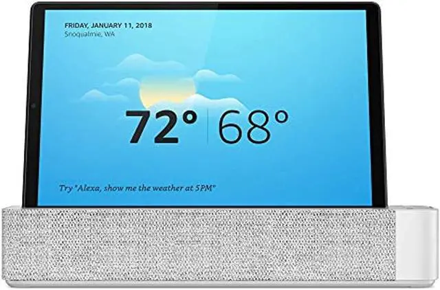 Alt view image 3 of 7 - Lenovo Smart Tab M10 Plus, FHD 10.3" Android Tablet, Alexa-Enabled Smart Device, Octa-Core Processor, 32GB Storage, 2GB RAM, Wi-Fi, Bluetooth, ZA6M0030US, Platinum Grey