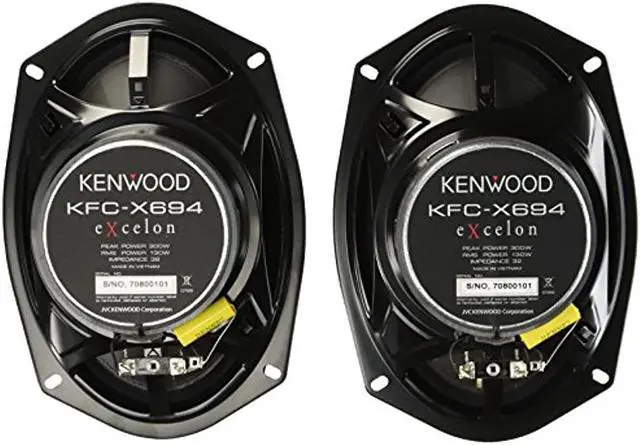 Alt view image 15 of 18 - Kenwood eXcelon KFCX694 KFC-X694 6 x 9 2-way car speakers