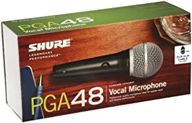 Alt view image 11 of 20 - Shure PG ALTA PGA48-XLR Cardioid Dynamic Vocal Mic Microphone w/ XLR-XLR Cable