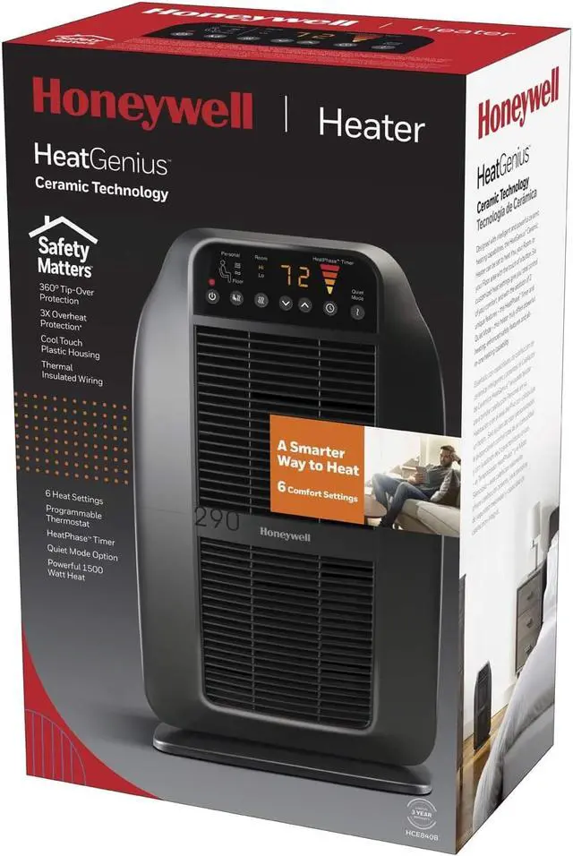 Alt view image 3 of 8 - Honeywell Heat Genius Heater