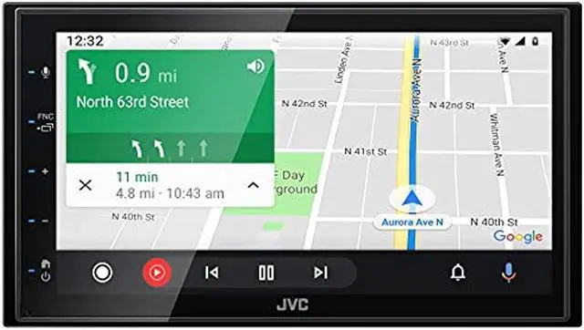 Alt view image 14 of 20 - JVC KWM560 6.8 inch Shallow Chassis Digital Media Receiver