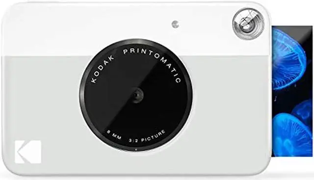 Alt view image 10 of 16 - Kodak Printomatic Instant Print Camera , Prints On ZINK 2x3" Sticky-Backed Paper - Grey