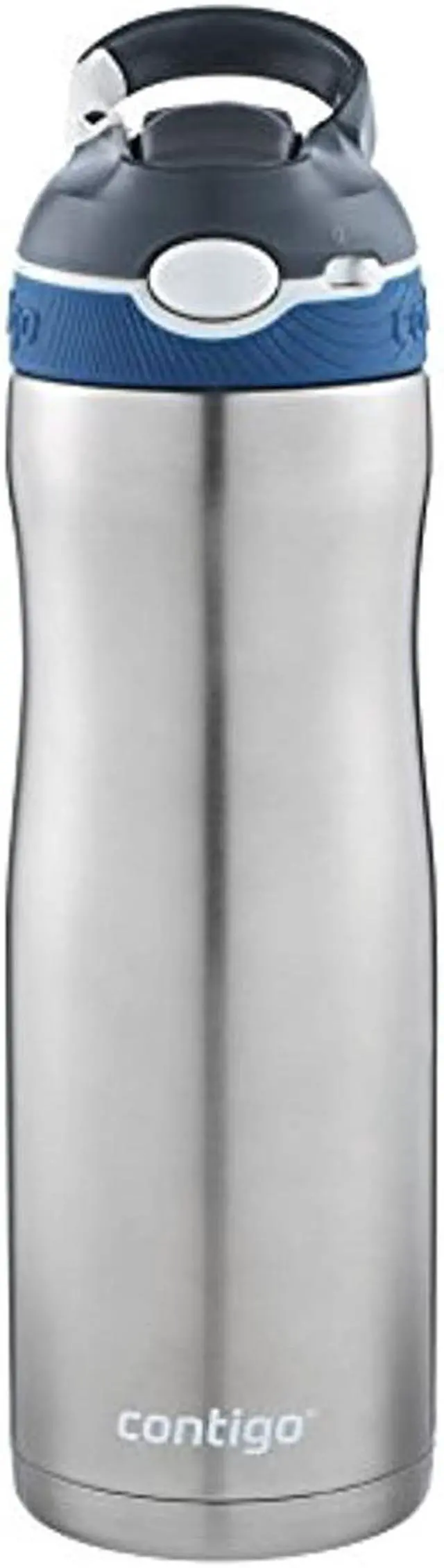 Alt view image 9 of 12 - Contigo 20 oz. Ashland Chill Autospout Stainless Steel Water Bottle - Monaco