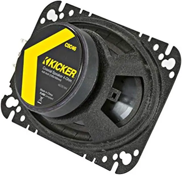 Alt view image 12 of 14 - Kicker 46CSC464 Car Audio 4x6 Coaxial Full Range Stereo Speakers Pair CSC46