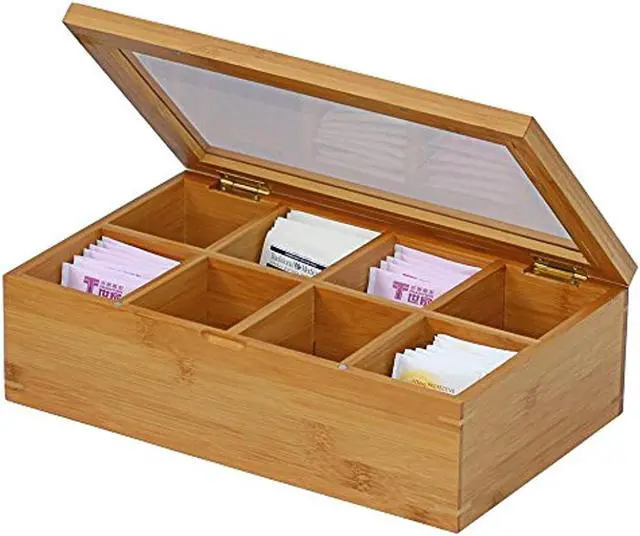 Alt view image 3 of 5 - Oceanstar TB1323 Oceanstar Bamboo Tea Box