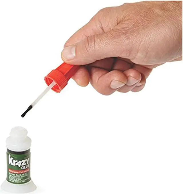 Alt view image 9 of 13 - Krazy Glue KG94548R All Purpose Brush-On Krazy Glue, 5 G, Clear