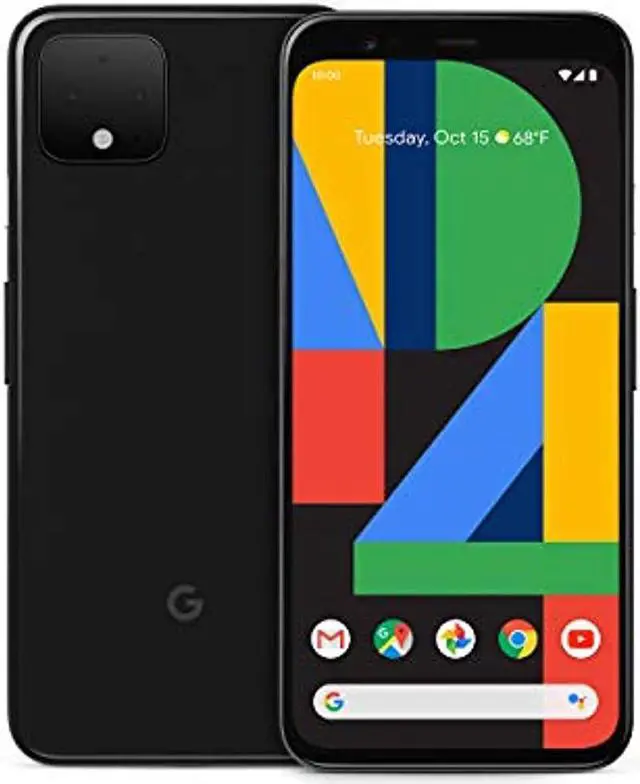 Alt view image 8 of 20 - Google Pixel 4 - Just Black - 64GB - Unlocked Smart Cell Phone