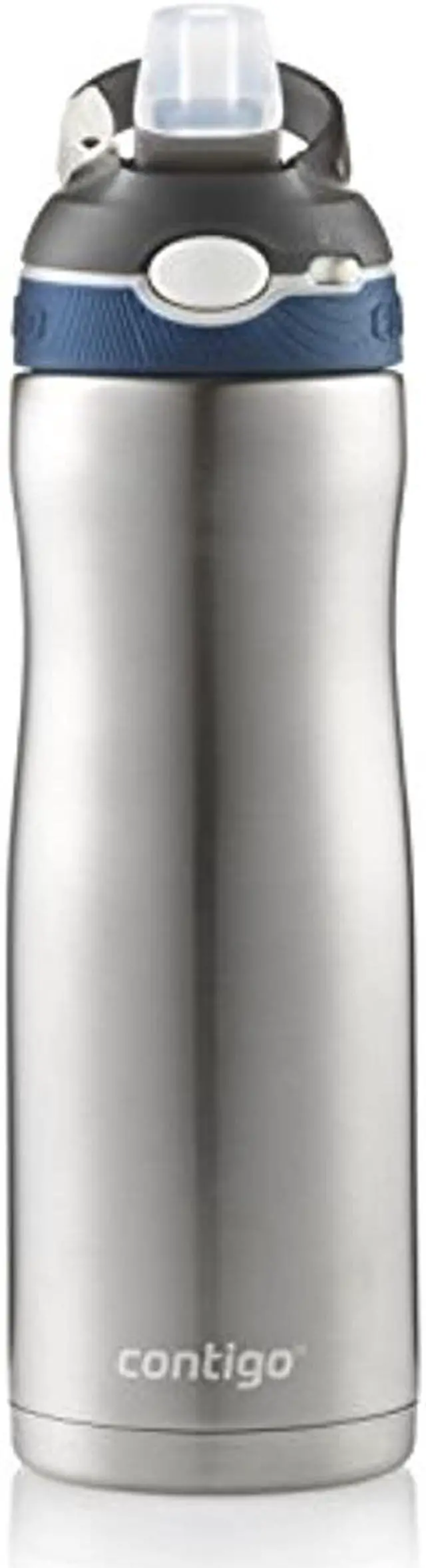Alt view image 6 of 12 - Contigo 20 oz. Ashland Chill Autospout Stainless Steel Water Bottle - Monaco