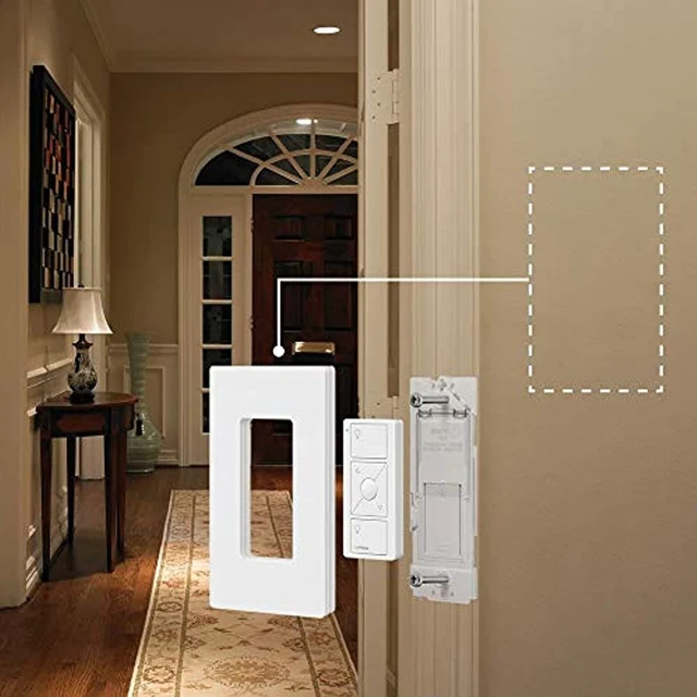 Alt view image 8 of 14 - LUTRON PICO-WBX-ADAPT Wallbox Adaptor,White,4-1/2 in.
