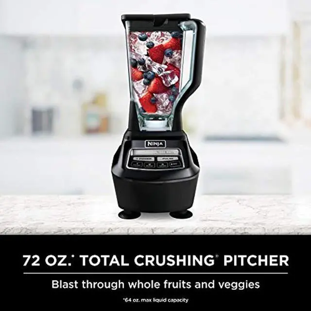 Alt view image 11 of 20 - Ninja BL770 Mega Kitchen System Blender, Black