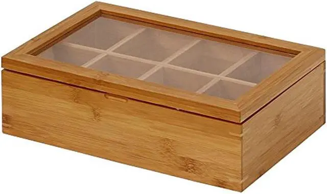Alt view image 4 of 5 - Oceanstar TB1323 Oceanstar Bamboo Tea Box