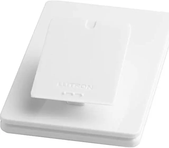 Alt view image 3 of 6 - Lutron Mounting Accessories, Lutron Pico Wireless System White   L-PED1-WH