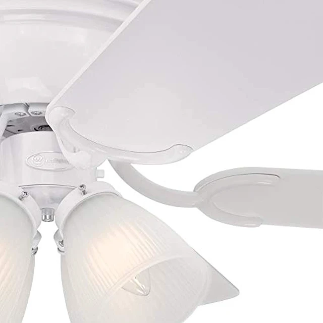 Alt view image 4 of 14 - Westinghouse Lighting 7232300 CONTEMPRA IV Indoor Ceiling Fan with Light, 52 Inch, WHITE