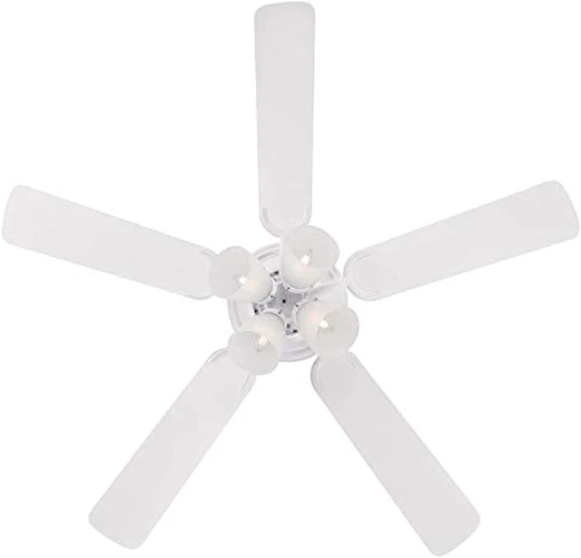 Alt view image 7 of 14 - Westinghouse Lighting 7232300 CONTEMPRA IV Indoor Ceiling Fan with Light, 52 Inch, WHITE