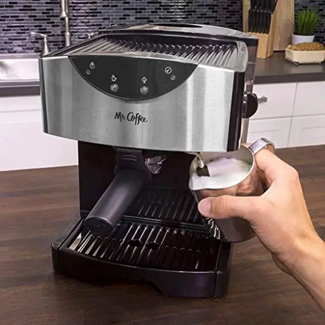 Alt view image 11 of 18 - MR. COFFEE ECMP50-RB Pump Espresso Maker