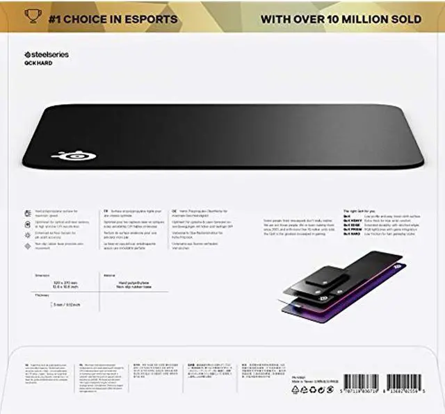 Alt view image 6 of 11 - Steelseries Hard Gaming Mouse Pad