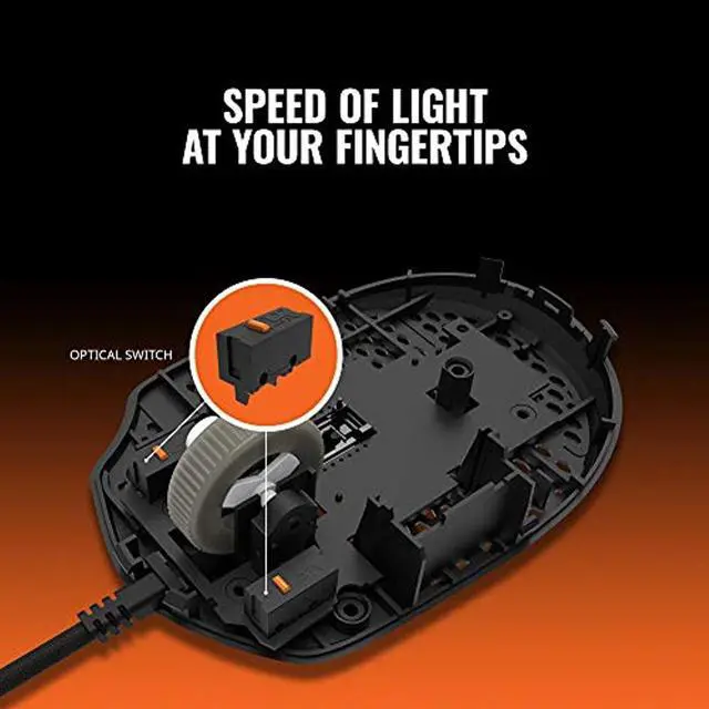 Alt view image 8 of 10 - Cooler Master MM720 Black Matte Lightweight Gaming Mouse with Ultraweave Cable, 16000 DPI Optical Sensor, RGB and Unique Claw Grip Shape