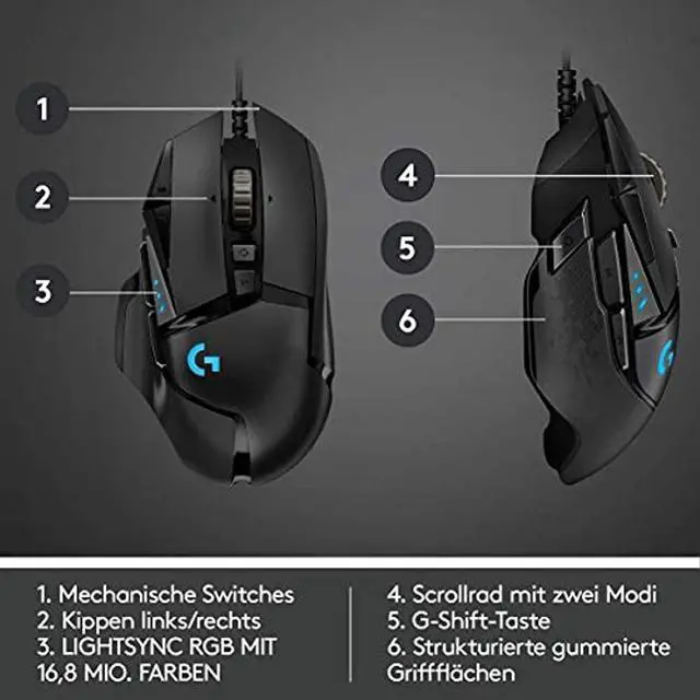 Alt view image 3 of 5 - G502 HERO HIGH PERFORMANCE
