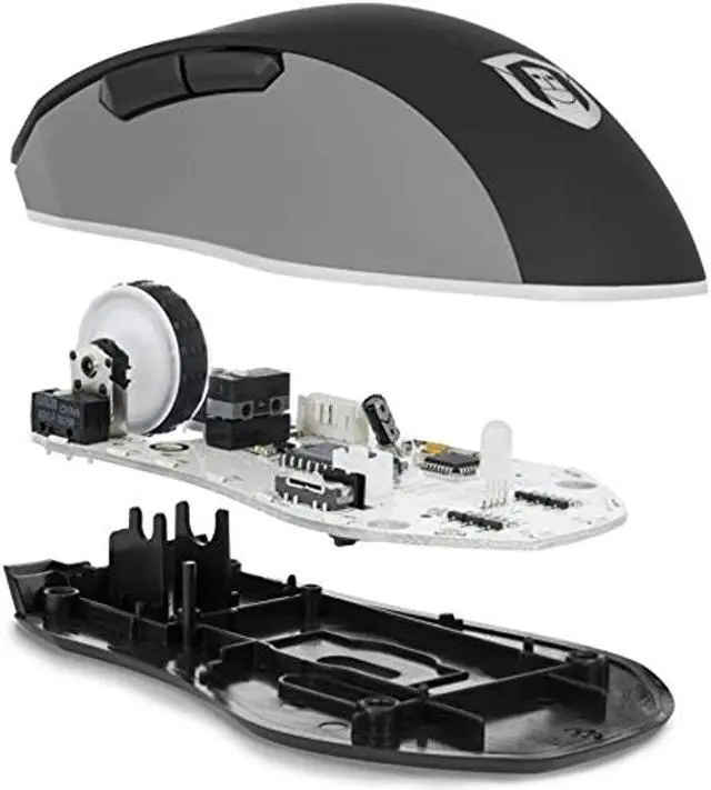 Alt view image 6 of 7 - Plugable USB Mouse - Gaming, Adjustable DPI, Color LED, 6 Foot Braided Cable