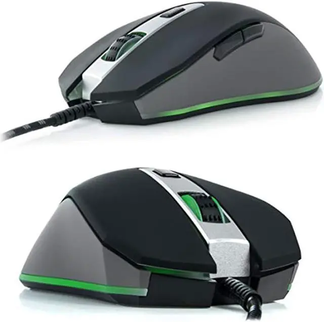 Alt view image 2 of 7 - Plugable USB Mouse - Gaming, Adjustable DPI, Color LED, 6 Foot Braided Cable