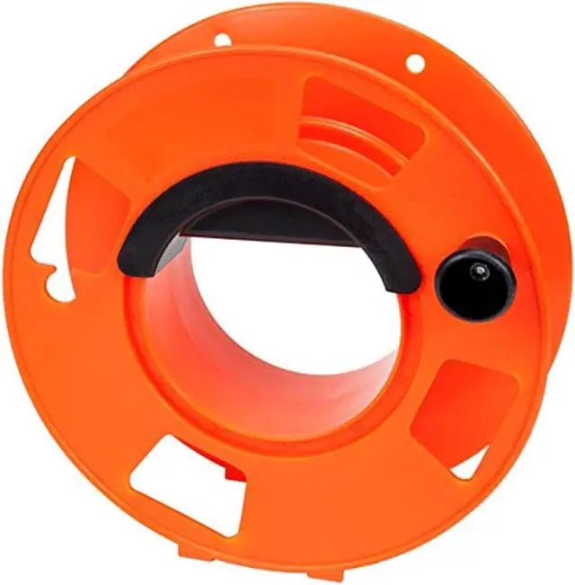 Alt view image 9 of 11 - BAYCO KW-110 Cord Storage Reel, Hand Operated, 16 AWG, Orange Reel Color, No