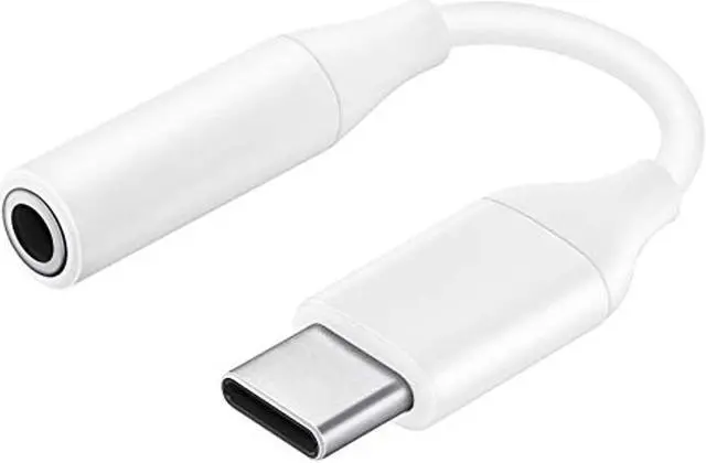 Alt view image 3 of 13 - Samsung USB Type C-to-3.5mm Headphone Jack Adapter - White