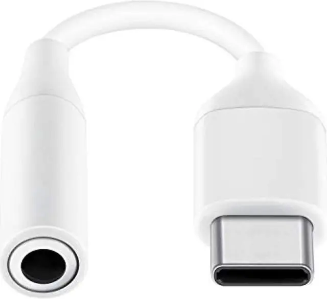 Alt view image 2 of 13 - Samsung USB Type C-to-3.5mm Headphone Jack Adapter - White