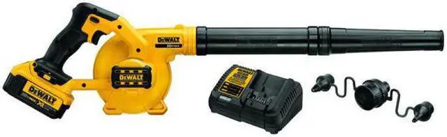 Alt view image 11 of 18 - Dewalt DCE100M1 20V MAX Cordless Lithium-Ion Compact Jobsite Blower Kit