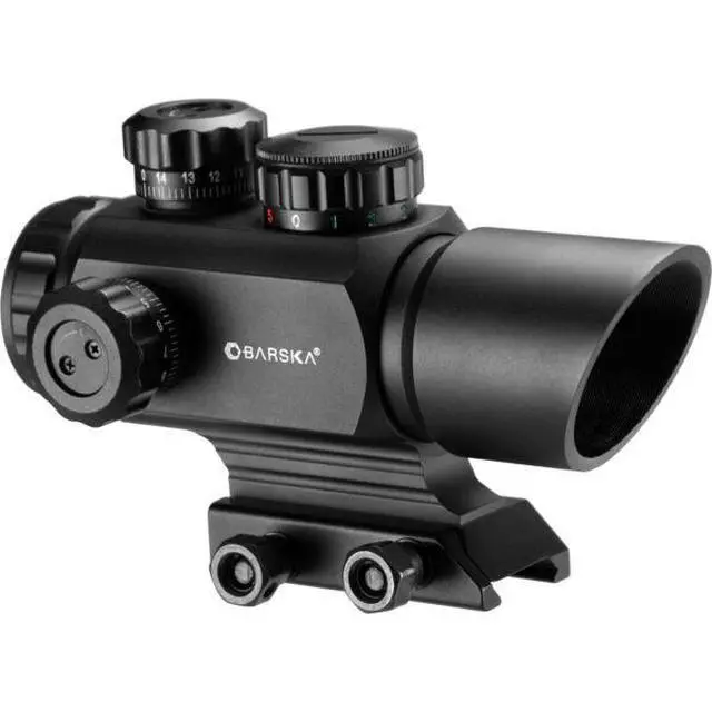 Alt view image 12 of 17 - Barska AR-X 1x35mm Multi Reticle Red Green Dot Scope
