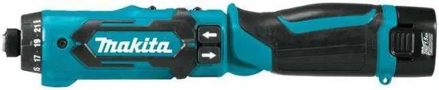 Alt view image 10 of 15 - Makita Li-Ion 1/4" Cordless Drill/Driver Kit, Battery Included DF012DSE