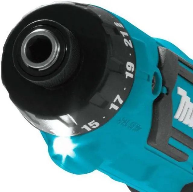 Alt view image 11 of 15 - Makita Li-Ion 1/4" Cordless Drill/Driver Kit, Battery Included DF012DSE